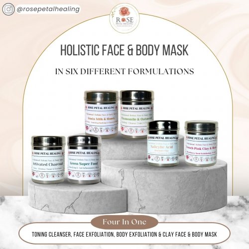 Holistic Face &amp; Body Mask: French Pink Clay &amp; Rose
