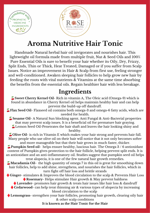 Aroma Nutritive Hair Tonic
