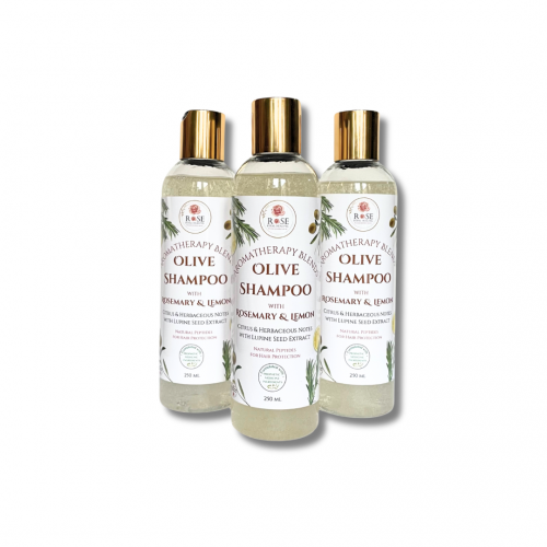 Olive Shampoo - Rosemary &amp; Lemon (single)