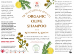 Olive Shampoo - Rosemary &amp; Lemon (1L/£20.00)
